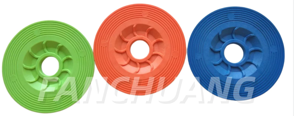 PLASTIC BACKING FOR ABRASIVE WHEEL