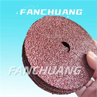 산화 알루미늄이있는 중국 섬유 디스크에서 제작되었습니다
